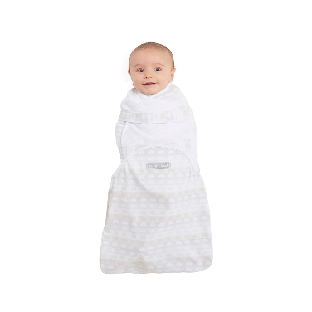 Swaddle Sure 100% Algodón Elephant