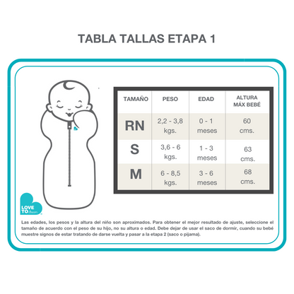 Swaddle UP™ Etapa 1 TOG 1.0 Bunny | Love To Dream