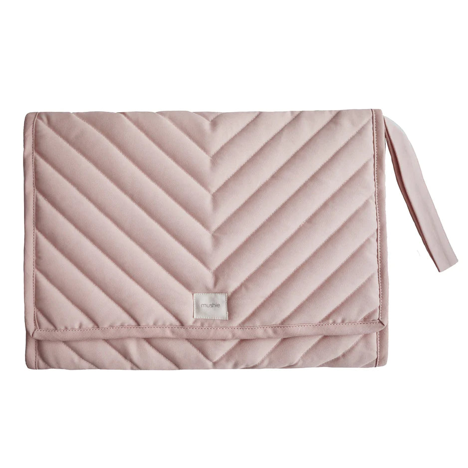 Blush Mushie Portable Changing Pad