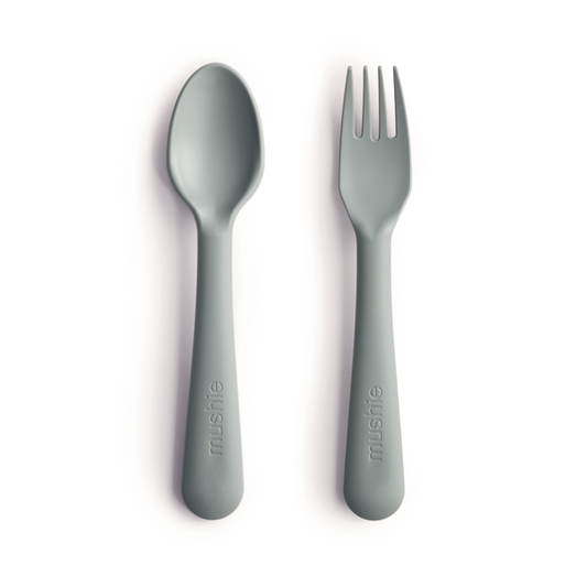 Set de Tenedor y Cuchara Sage Mushie (7490222817530)