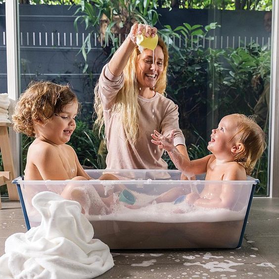 BAÑERA PLEGABLE FLEXI BATH XL STOKKE para tu bebe